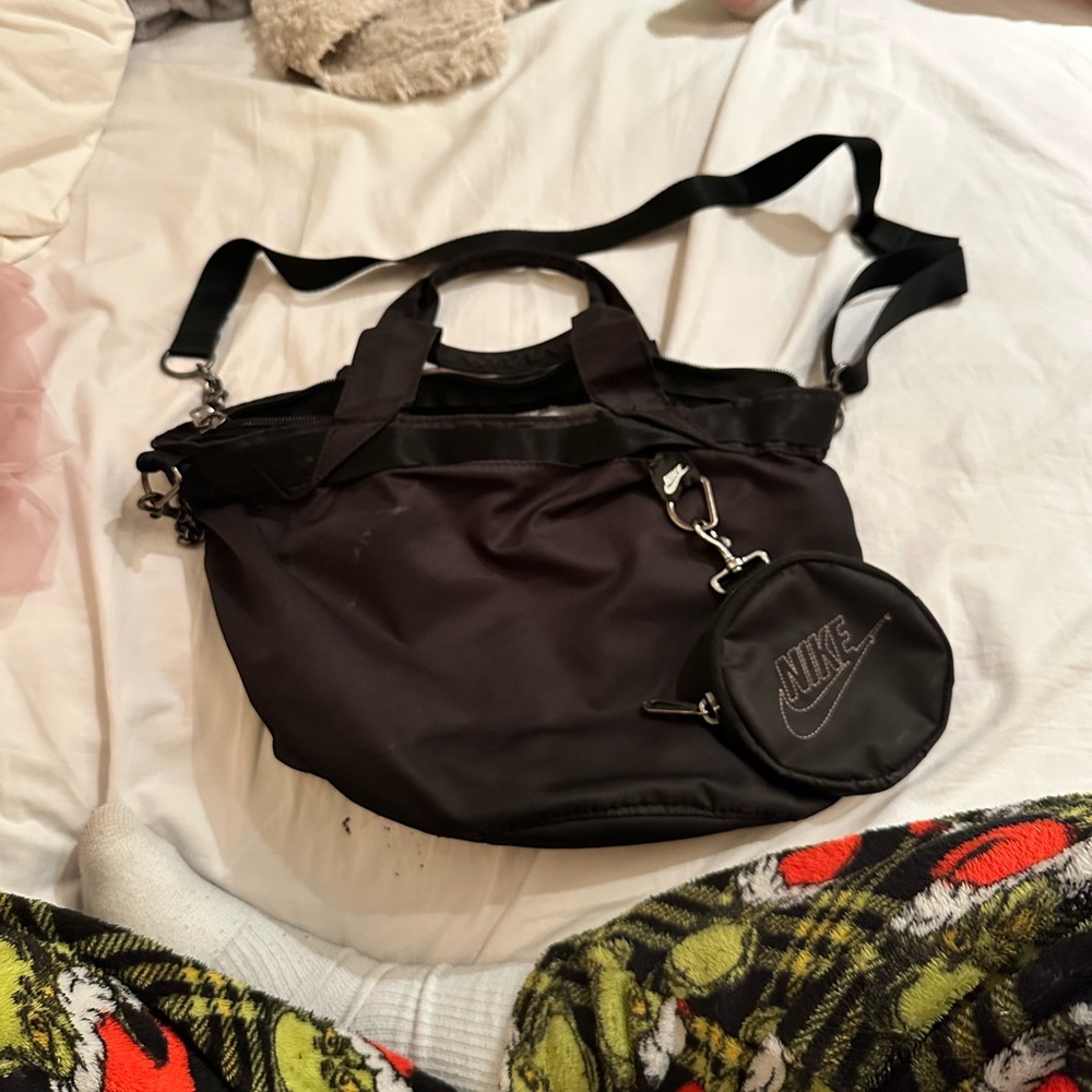Nike Black Tote with Detachable Pouch